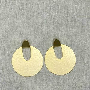 KS Diane Statement Earrings In Gold